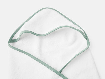 Cloud Loom™ Organic Baby Hooded Towel and Bath Mitt Set