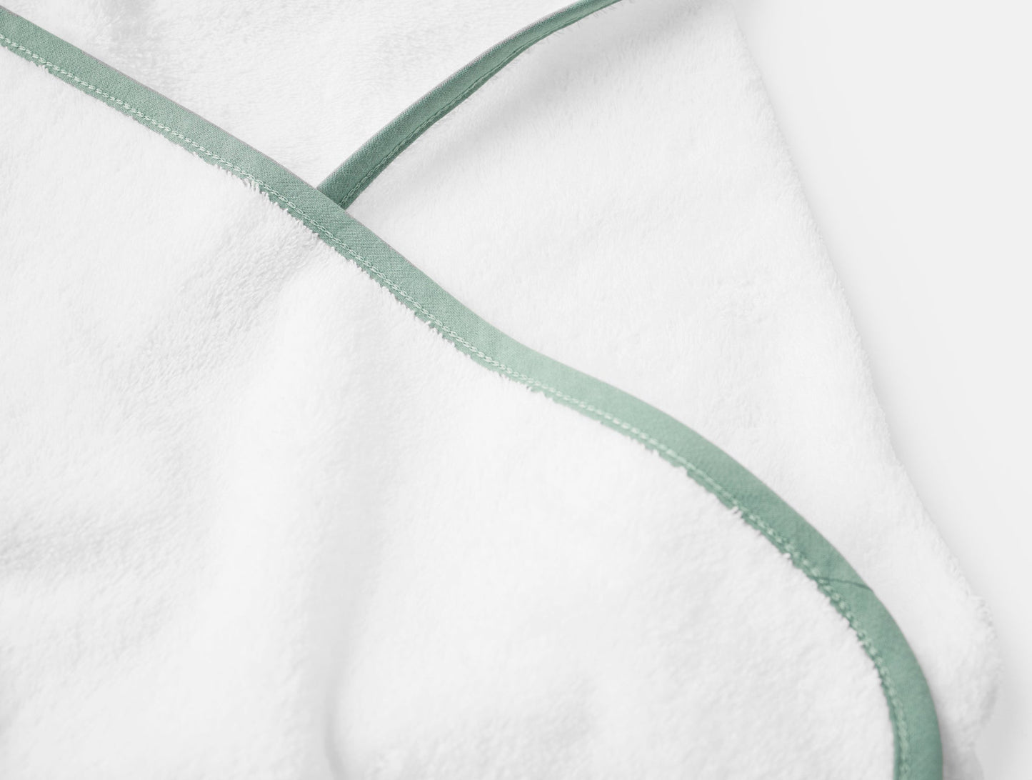 Cloud Loom™ Organic Baby Hooded Towel and Bath Mitt Set